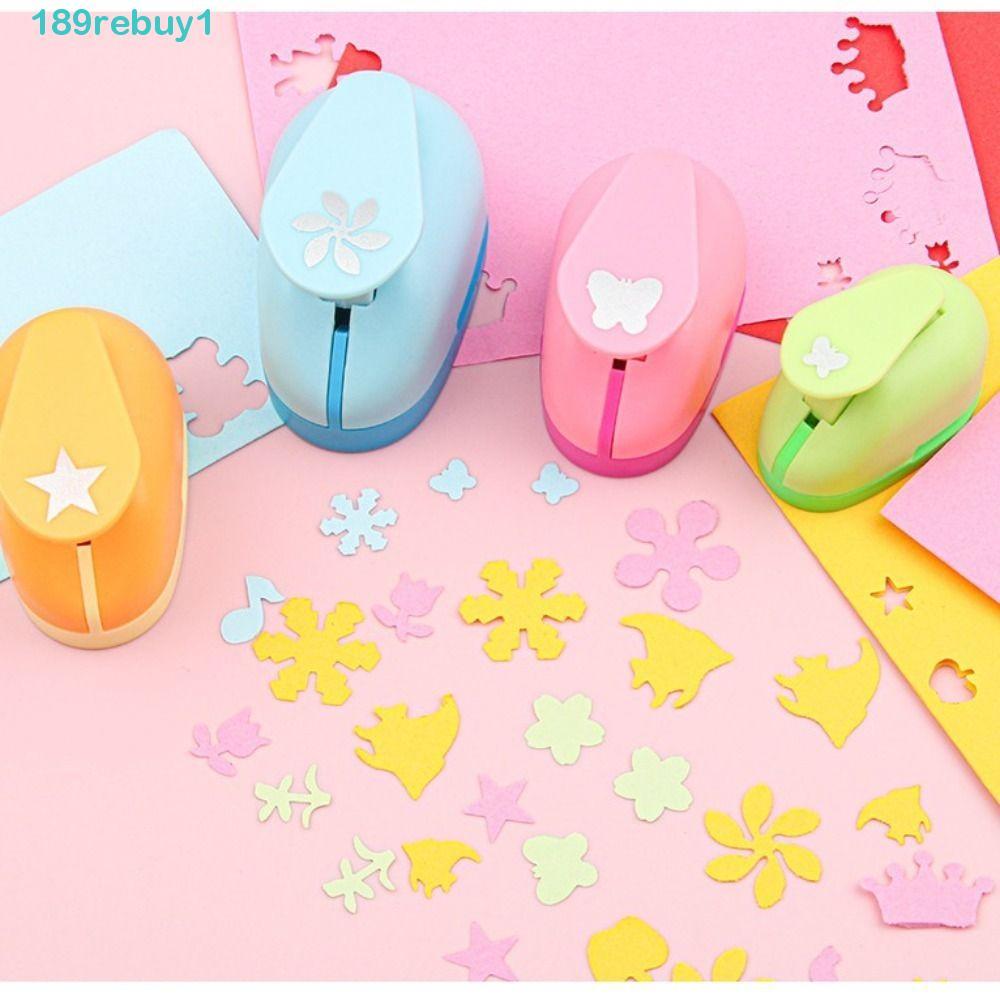 REBUY1 Craft Hole Punch, 25mm DIY Paper Hole Puncher, Bookmarks Dập nổi Border Paper Card Handmade C