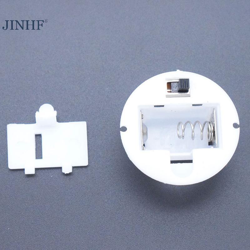 Hộp đựng pin JINHF có nắp công tắc cho bộ sắp xếp pin AG13 / LR44 HOT