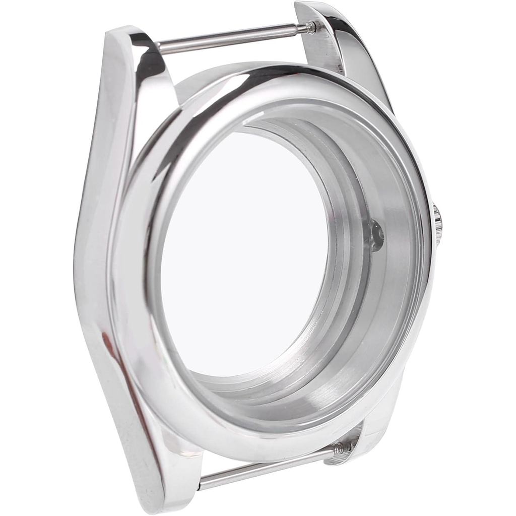 Vỏ đánh bóng bằng thép không gỉ 39Mm Sapphire Glass Fit NH35 / NH35A NH36 / NH35A, Ốp điện thoại tro