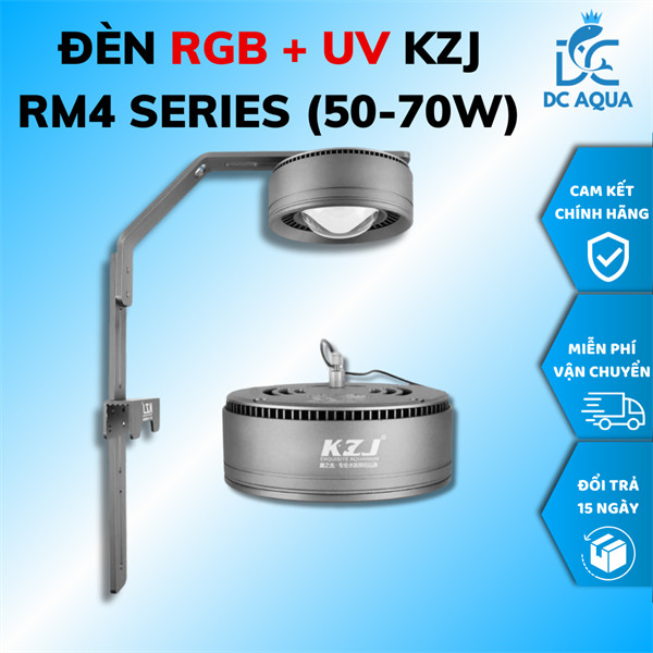 Đèn Rọi COB KZJ RM4 Series (50W/70W) - Ánh Sáng Cao Cấp, Lên Màu Cá Sắc Nét, Hiệu Ứng Sóng Nước