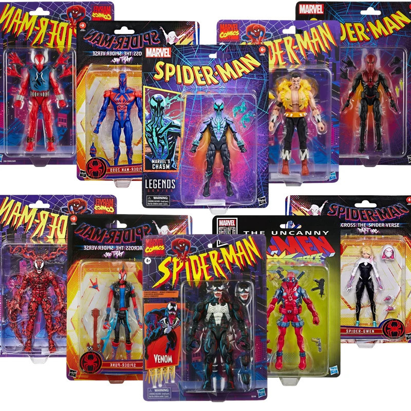 Hasbro Spider Man Venom Chasm SPIDER PUNK Carnage 2099 Deadpool Gwen Kraven Nhân Vật Hành Động 1 / 1
