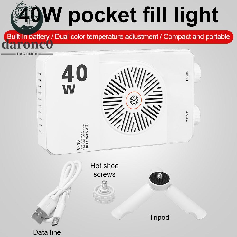 Đèn Video LED Mini DARONC0, pin 4400mAh