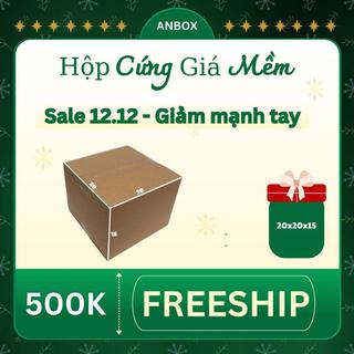  thùng carton đóng hàng 20x20x15 bộ 50 cứng cáp 