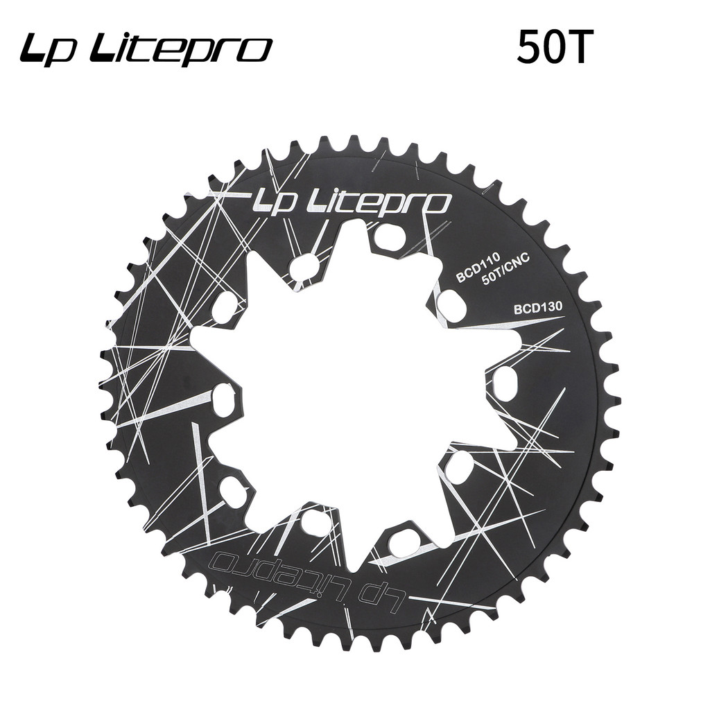 Xe đạp gập gọn hình bầu dục LitePro LP, đĩa 110mm 130BCD, phù hợp từ 52 đến 60 răng