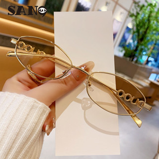 Sản phẩm mới: Kính râm nữ dáng bầu dục làm từ kim loại thời trang