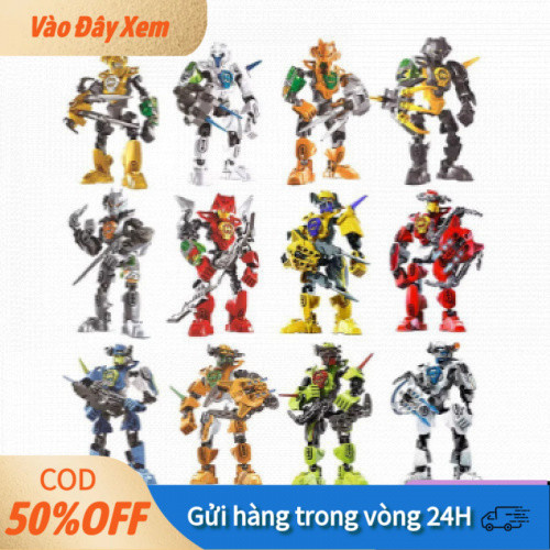 【COD】 Lắp ráp robot hành động Hero Factory 2.0/3.0 – mô hình người máy Bionicle cho bé chơi thỏa thí
