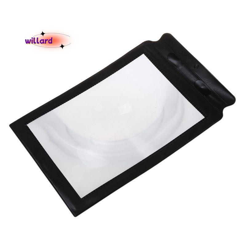 A4 Full Page 3x Tấm Kính Phóng Đại Lớn Sách Hỗ Trợ Đọc Sách