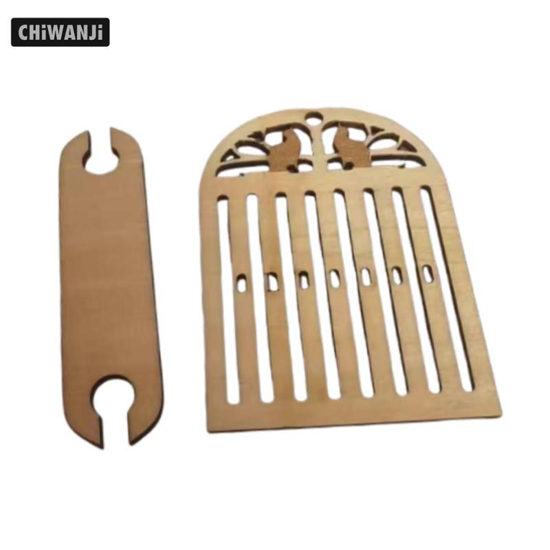 CHiWANji Cứng Huddle Backstrap Loom Kit cho Bandweaving Gỗ Dệt Loom Kit Dễ dàng sử dụng Di động cho 