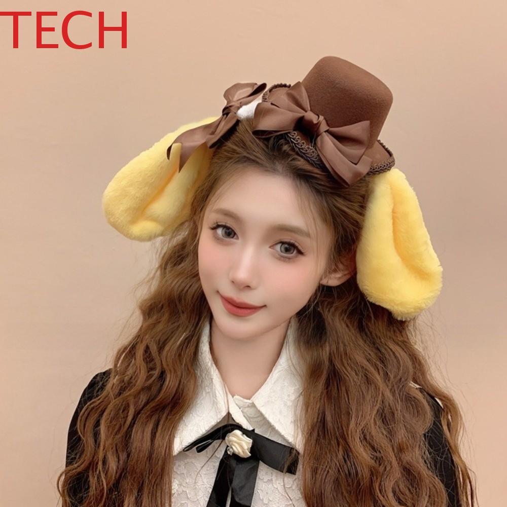 Băng đô hoạt hình TECH, Cinnamoroll My Melody Top Hat Headband, Kawaii Bow Big Ears Phong cách Hàn Q
