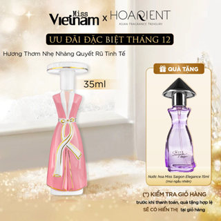 Nước hoa nữ Miss Vietnam - Hà Nội N33 - Hộp sứ hồng EDP 35ml 