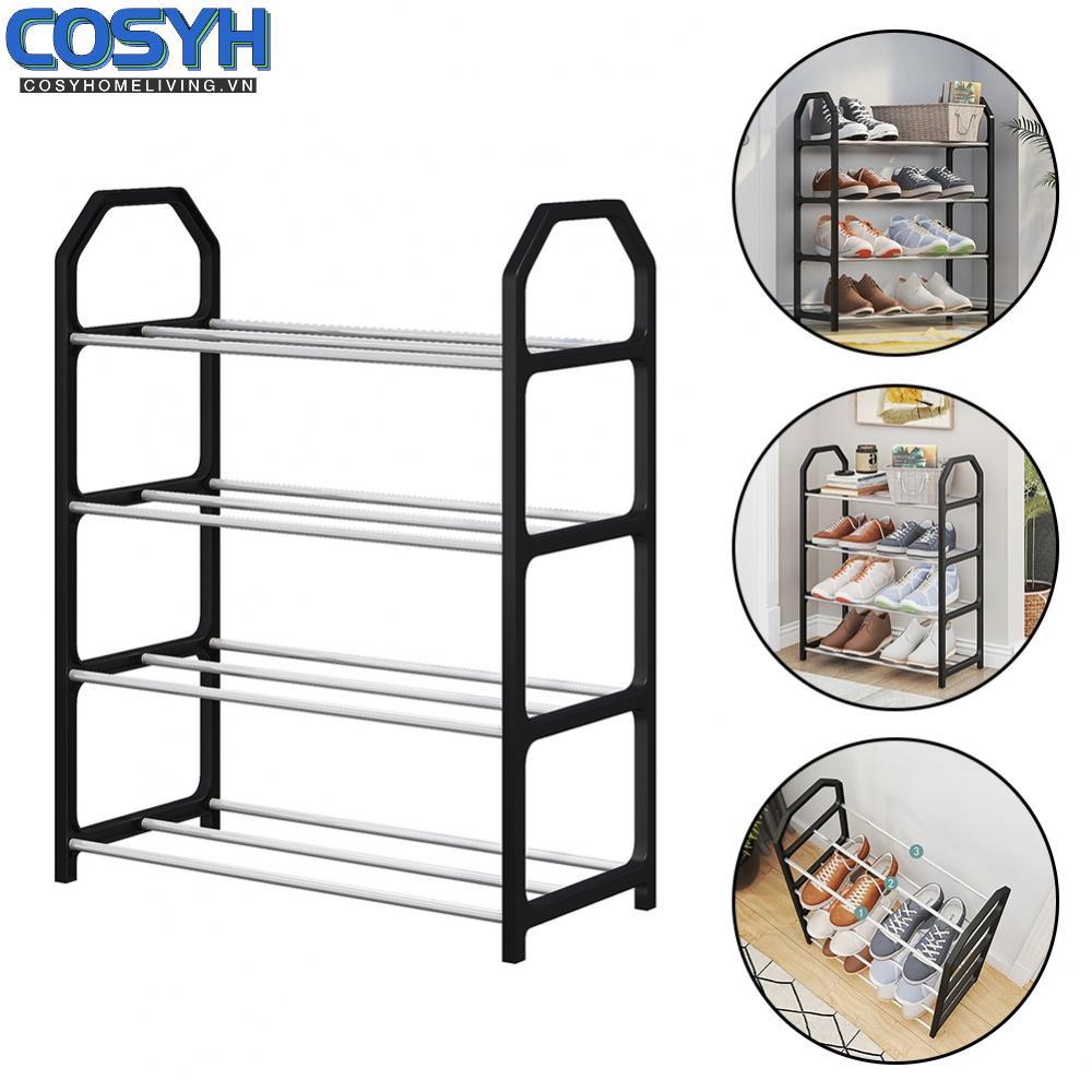 <cosyh>Metal Shoe Rack with Modern Design Great Addition to Living Room Decor