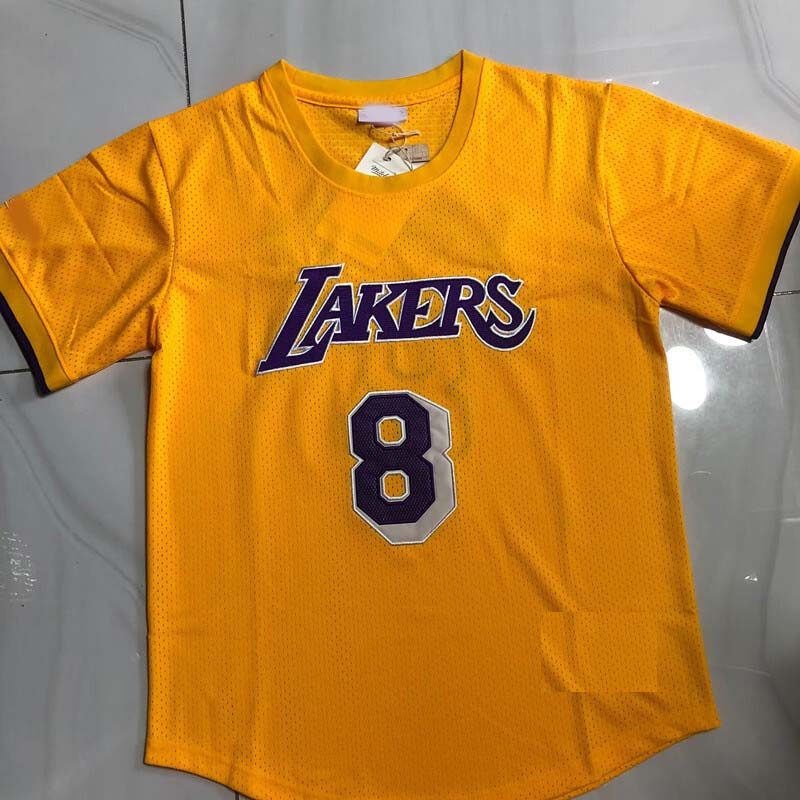 Áo bóng rổ thêu đầy đủ Los Angeles Lakers Jersey James Doncic Kobe