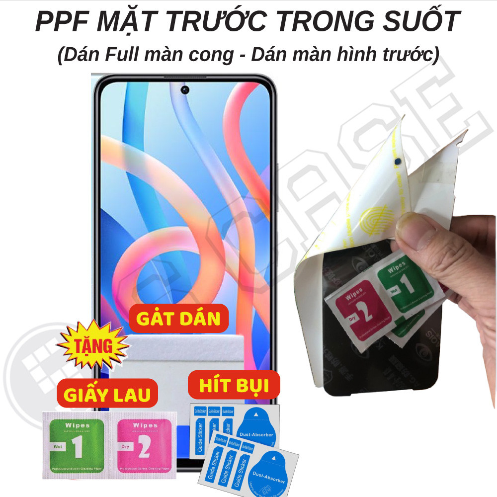 Dán PPF Full Màn Trong Suốt Cho Xiaomi Redmi Note 11T Pro+/ Redmi Note 11T Pro/ Redmi Note 11T