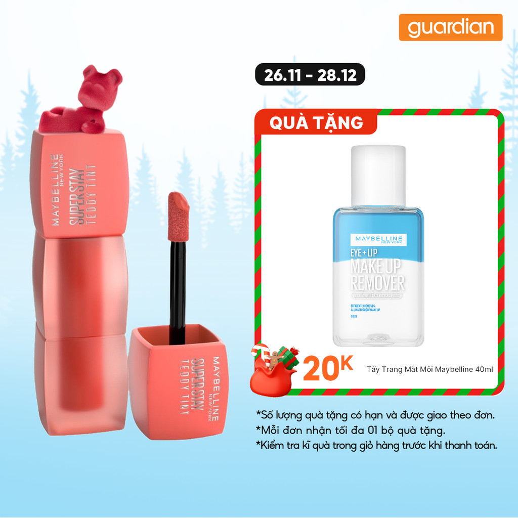  Son Kem Lì Teddy Tint Maybelline Superstay 5Ml 