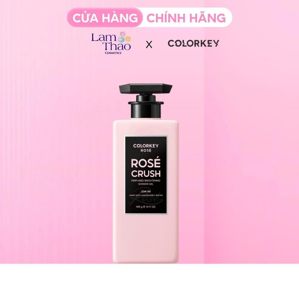 Gel Tắm Colorkey Rose Crush mẫu mới