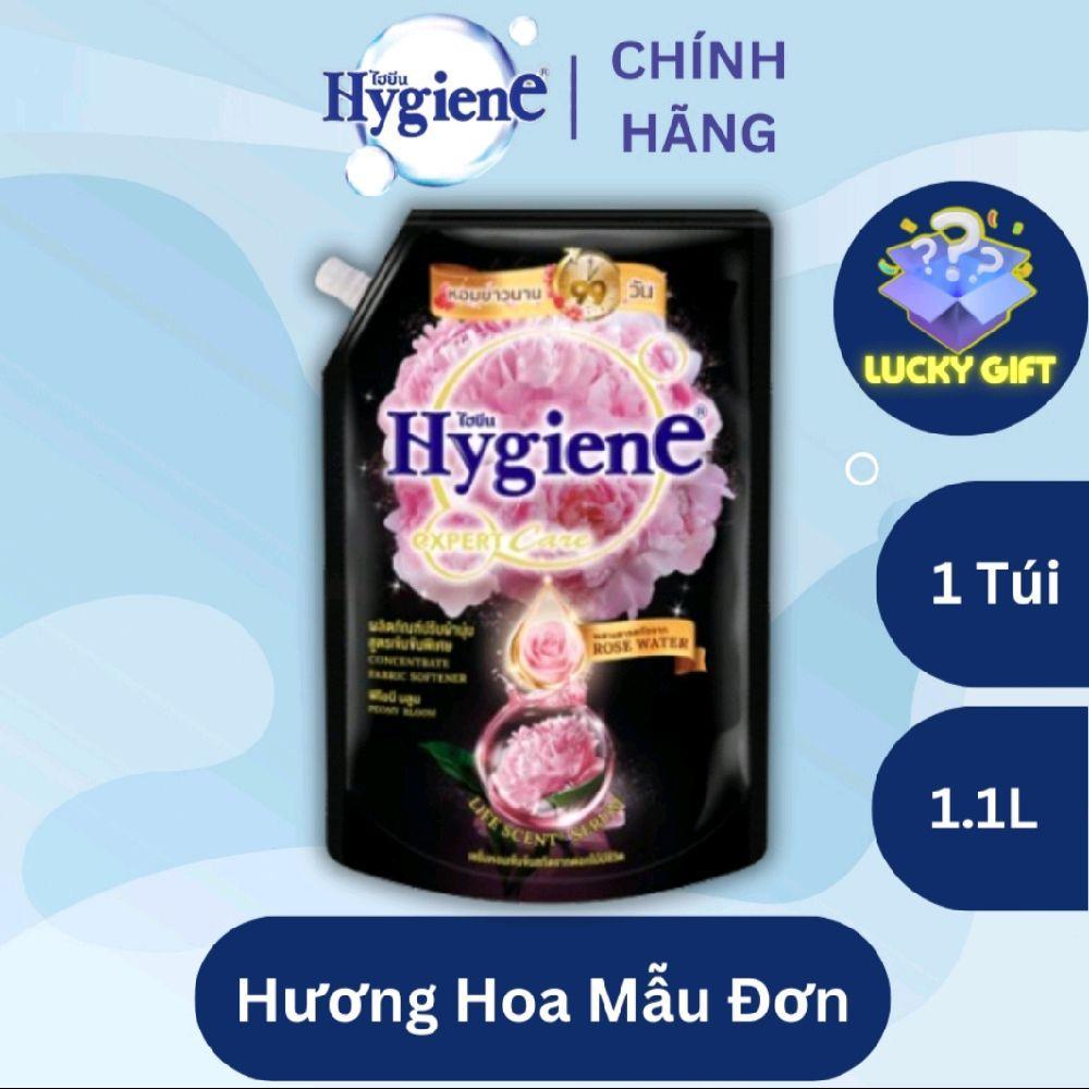Nước xả vải Hygiene 1100ML .Hương mẫu đơn kết hợp nước hoa hồng .