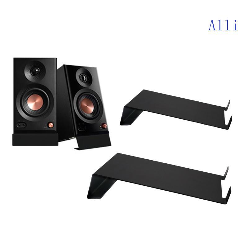 Heavy Duty Metal Speaker Stands Support NonSlip Base for Enhanceds Sound Performances