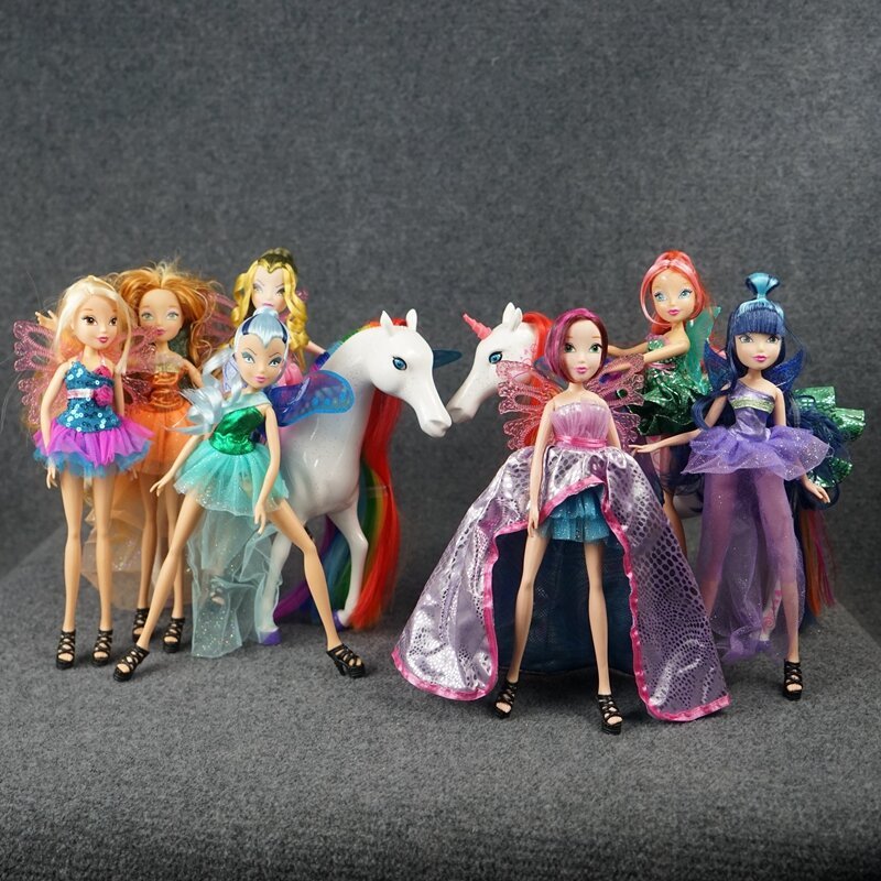 Winx Câu Lạc Bộ Đồ Chơi Cầu Vồng Kỳ Lân Búp Bê Ma Thuật Ngôi Nhà Cổ Tích Chơi Đồ Chơi Unisex Phụ Kiệ