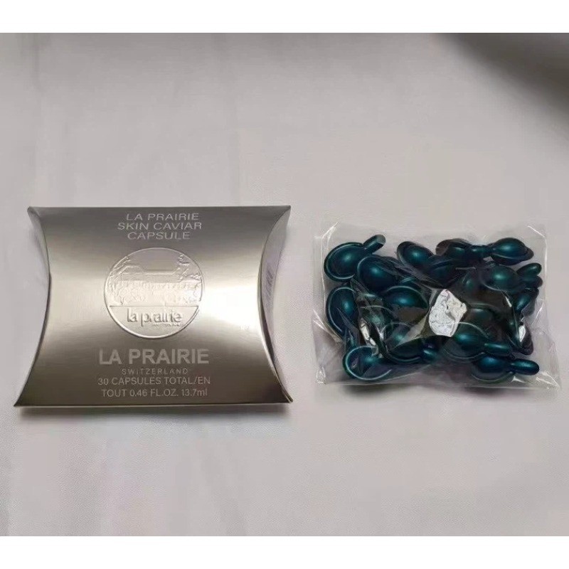 Viên nang trứng cá muối bằng đồng xanh La Prairie 30 viên Chunzhe Viên nang tinh tế 30 viên bạch kim