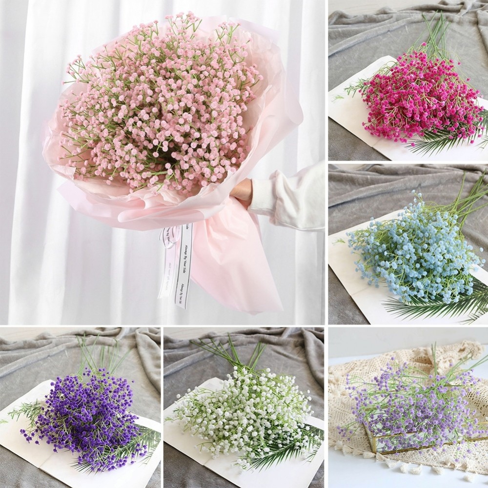 [NISO]Artificial Flower Decoration Gypsophila Home Artificial Bouquet Decor Flower