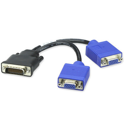 Cáp chuyển đổi Dell dell hp DMS 59 Pin sang Dual vga dvi One Point Two dvi sang vga