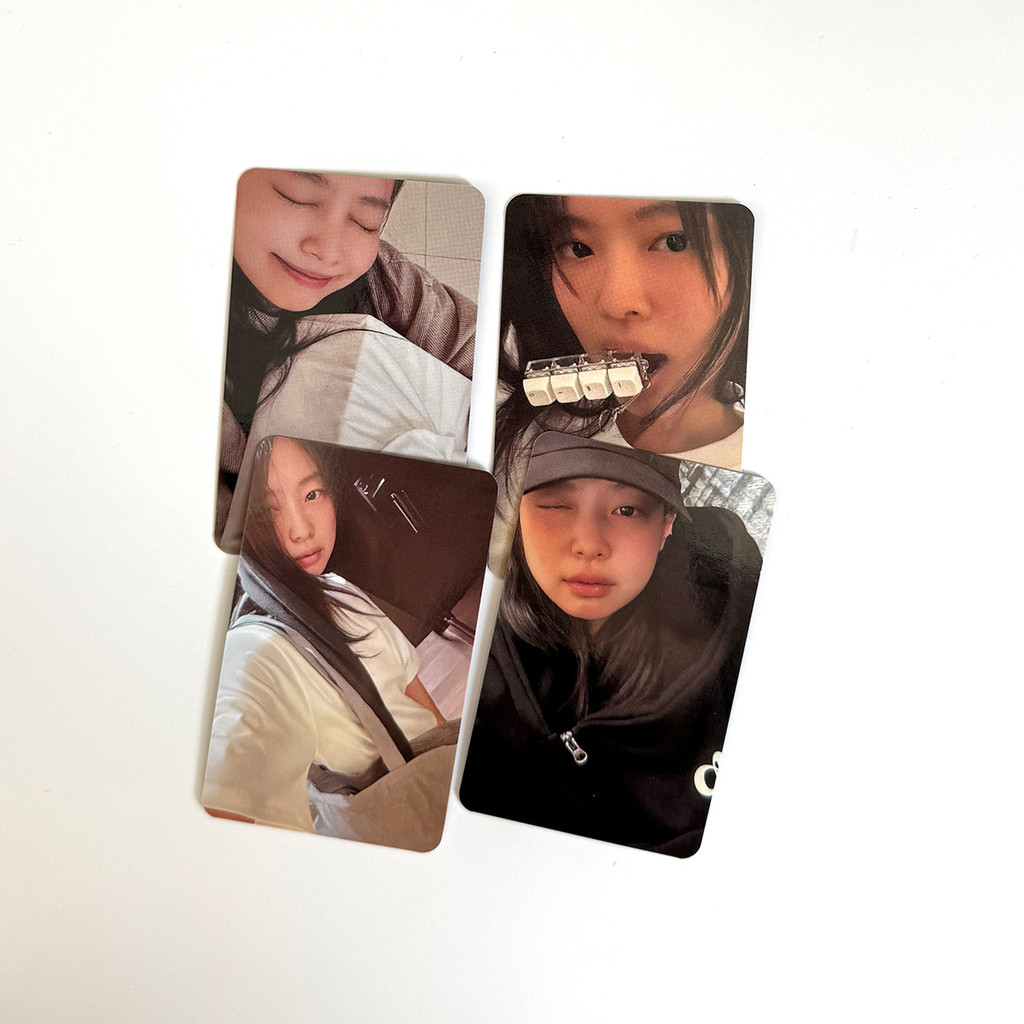 4-10 Chiếc BP JENNIE ZEN SERIF Lomo Cards JUMP DEADLINE Packfilm ROSE LISA JISOO Bưu Thiếp Trong Suố