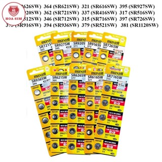 Pin Đồng Hồ Maxell Nhật Bản SR626/ 621/ 920/ 616/ 716/ 516/ 512/416/714/712/44/721/916/521/1120/1130/41/936/927/726