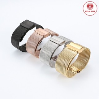 DÂY ĐÔNG HỒ THÉP LƯỚI KHÔNG GỈ CAO CẤP + TẶNG CHỐT đủ size 12 13 14 15 16 17 18 19 20 21 22 mm