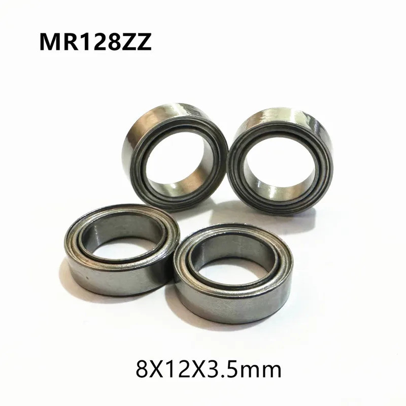 10 Chiếc Vòng Bi Thu Nhỏ MR128ZZ L-1280ZZ 8x12x3.5mm Mô Hình Điều Khiển Từ Xa Vòng Bi Xe Ô Tô