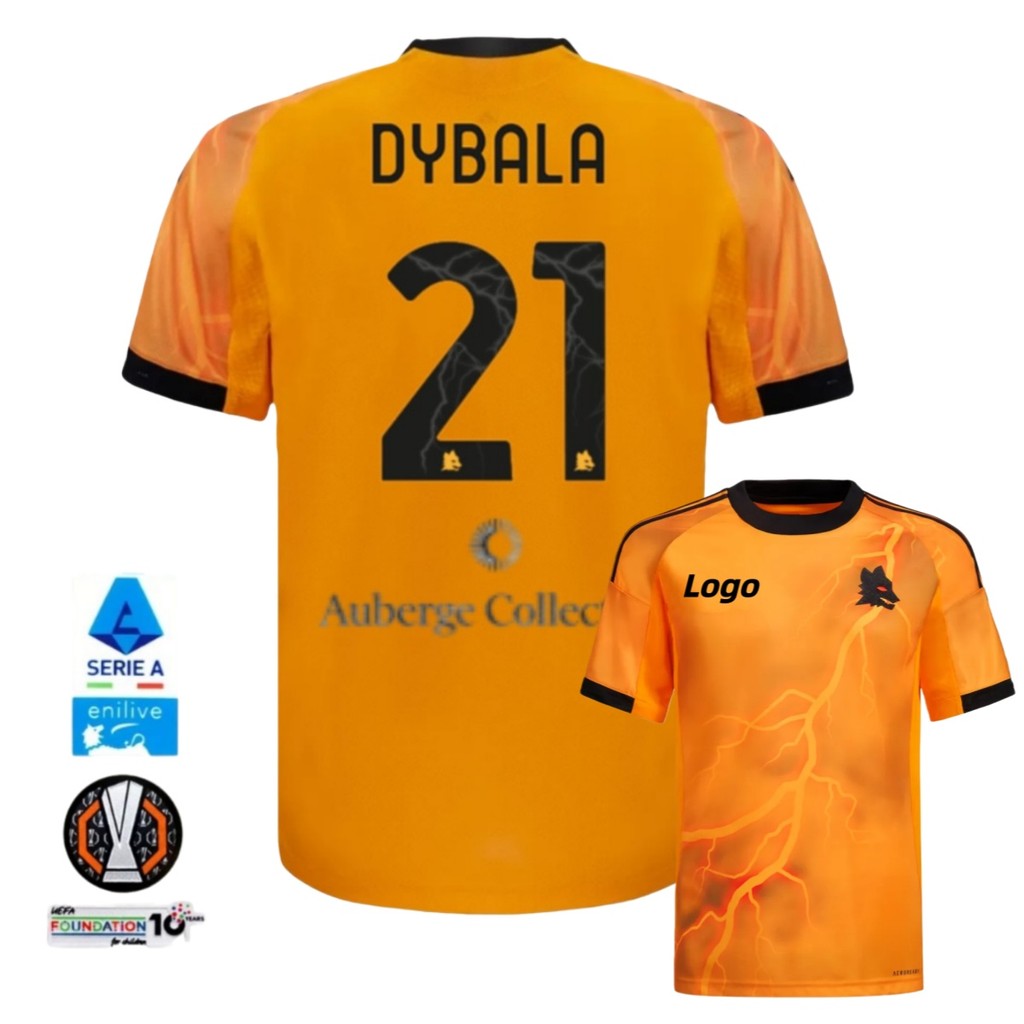 Ao Thun Bóng Đá RomaAway Kit 2025/26 -DYBALA #21