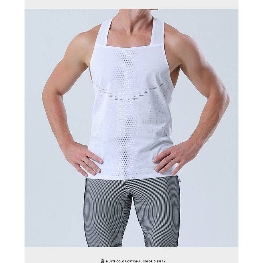 Seamless Adhesive Marathon Running Vest Quick-Drying Sweat Absorbent Training Racing Workout Exercis