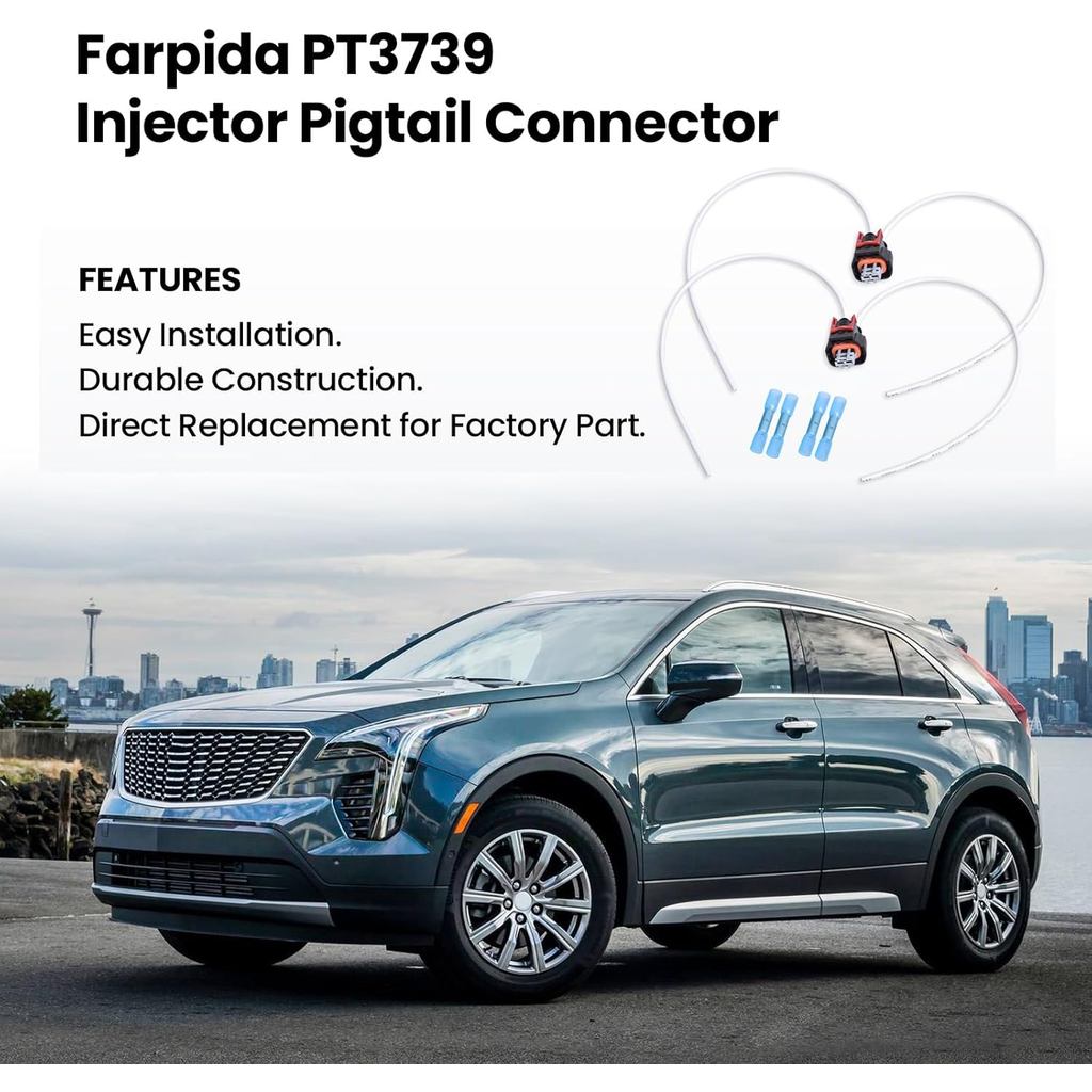 2 CÁI PT3739 Đầu nối đuôi lợn đầu phun l5p đuôi lợn phù hợp cho động cơ Duramax L5P V8 6.6L cho thiế