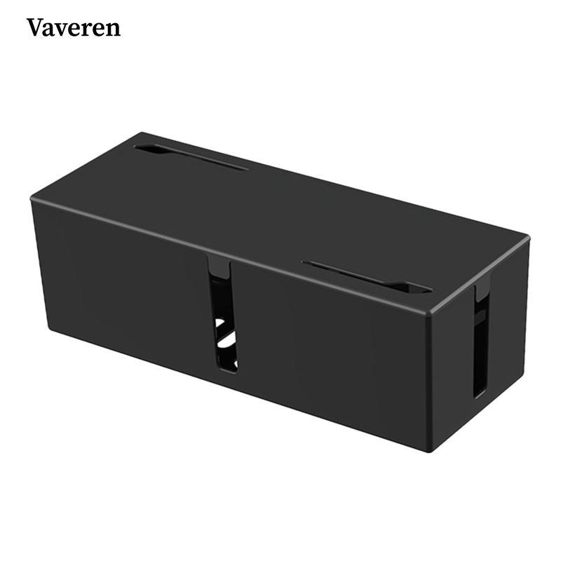 Vaveren Power Cord Box Hider Hide & Conceal Power Strip Box cho USB Hub