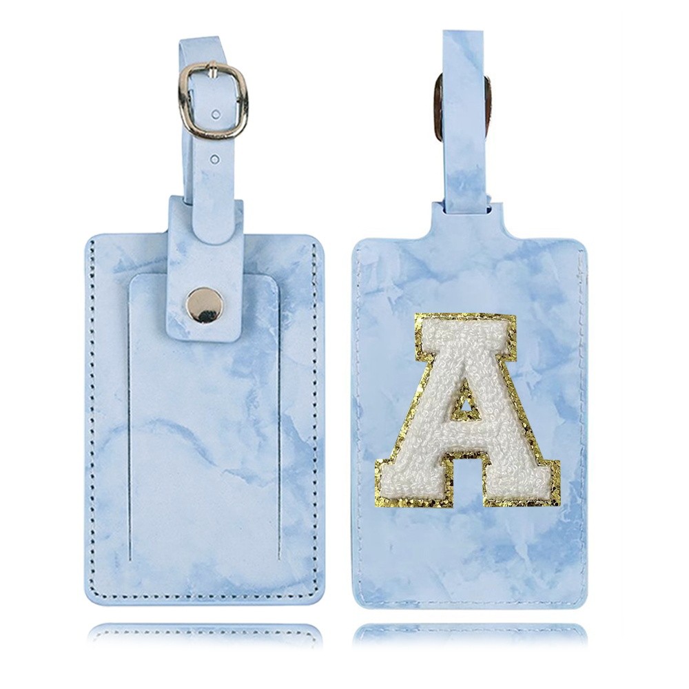 Nhãn koper Xanh da trời Thông tin thẻ hành lý đã kiểm tra hộp hành lý chống mất mát Tấm nhận dạng Lo