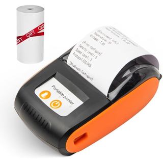   Tặng giấy  Máy in nhiệt không dây bluetooth mini 58MM MP210 - Máy in hóa đơn bill cầm tay MP 210 