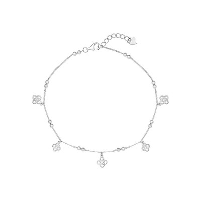 Lắc chân Bạc đính đá PNJSilver XMXMW060372