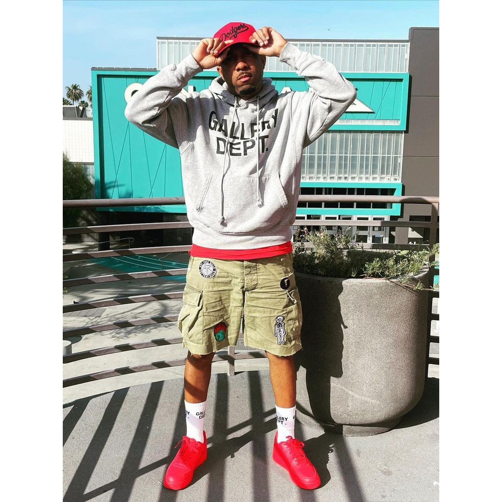 R4RG Gallery Dept LOGO HOODIE Letter Print Hoodie Loose Terry Sweatshirt