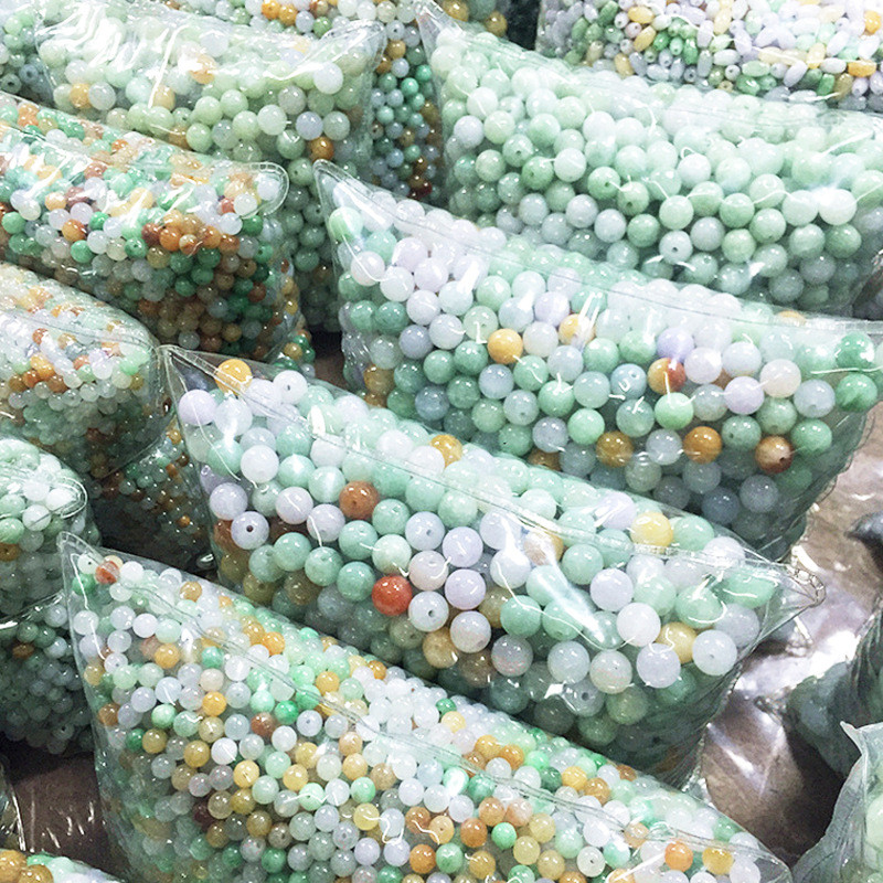 Hạt Đá Thô DIY - Bộ 3 Màu cho Vòng Tay, Dây Xích và Thắt Lưng