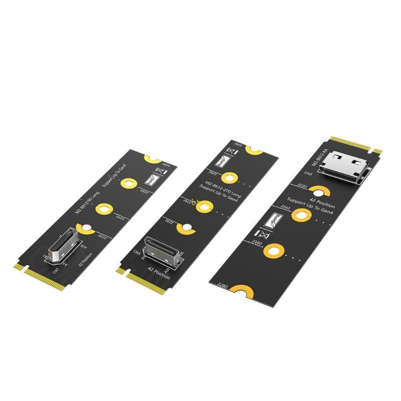 Btsg Nâng cấp Bộ chuyển đổi NVMe M 2 sang SFF 8612 cho khả năng tương thích của các hệ thống cũ hơn