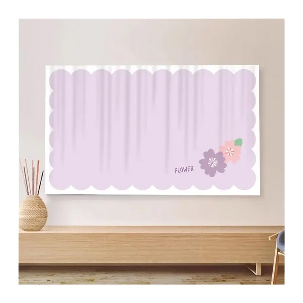 Vỏ Tivi 32-80Inch Tivi Bụi Màn Hình Bảo Vệ Màn Hình Tivi Cho LCD LED Ngoài Trời Nửa Gói Nhung LCD Ti