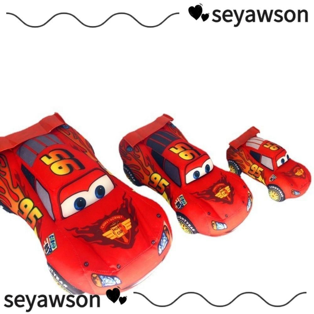 Đồ chơi sang trọng SEYAWSON Lightning McQueen, Red McQueen 95 Soft Pixar Cars 3 Đồ chơi, Đệm gối 17-