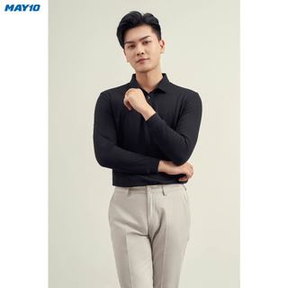  Áo phông nam dài tay có cổ May10 mã 140122483 