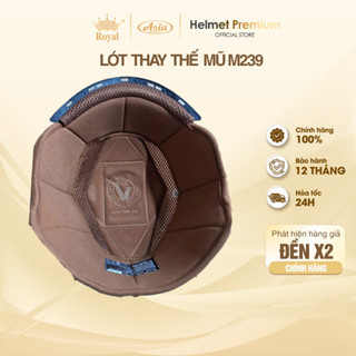   Phụ Kiện  Lót Thay Thế Mũ Bảo Hiểm M239 Chính Hãng Royal  Lót nón M239 chính hãng nhiều size 