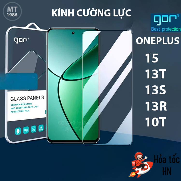 Kính cường lực Gor Oneplus 15/ Oneplus 13T/ 13S/ 10T/ Oneplus 13R/ Oneplus ACE 6/ ACE 5/ ACE 5 Pro T