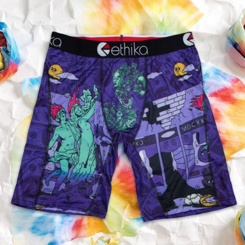 Short thể thao nam Ethika có giãn, phù hợp dạo phố và vận động