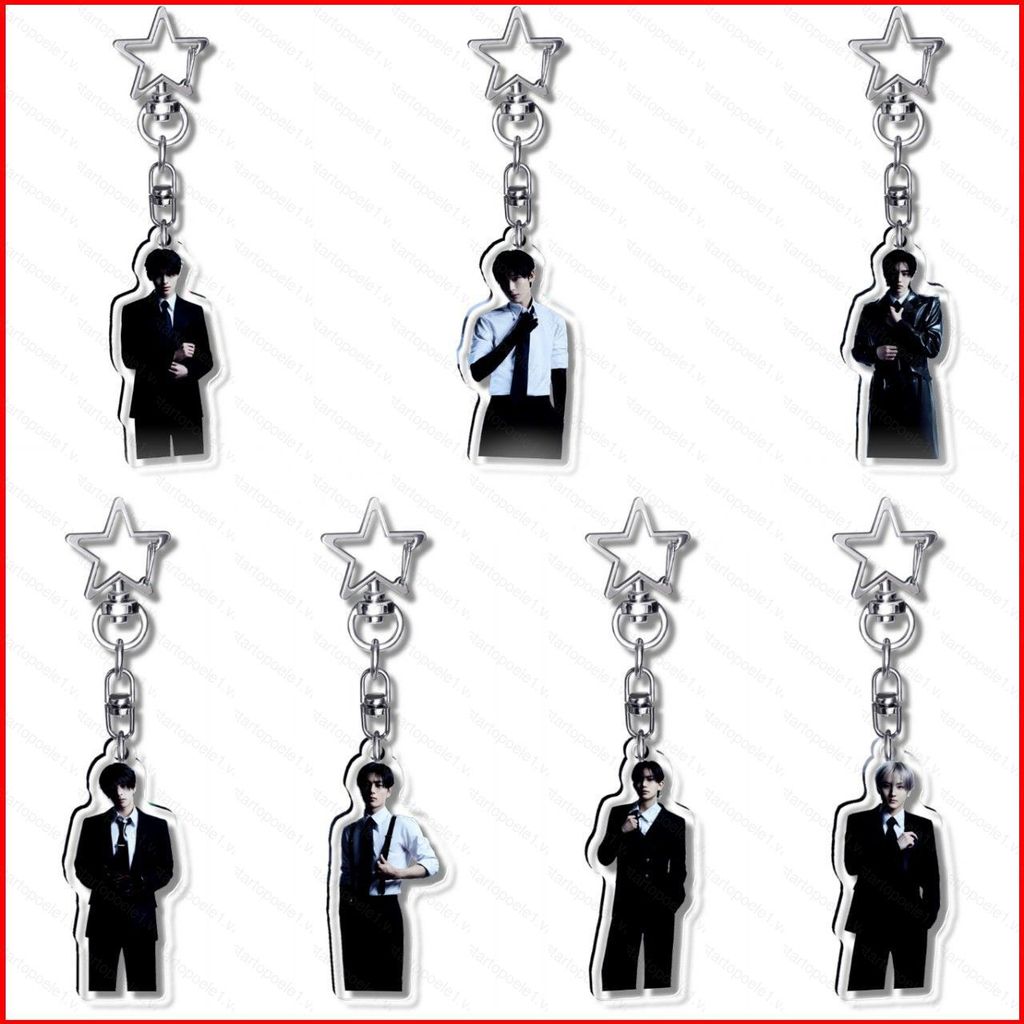 ENHYPEN Móc Khóa JUNGWON Mặt Dây Chuyền Acrylic HEESEUNG Túi Phụ Kiện Ngôi Sao Ngoại Vi