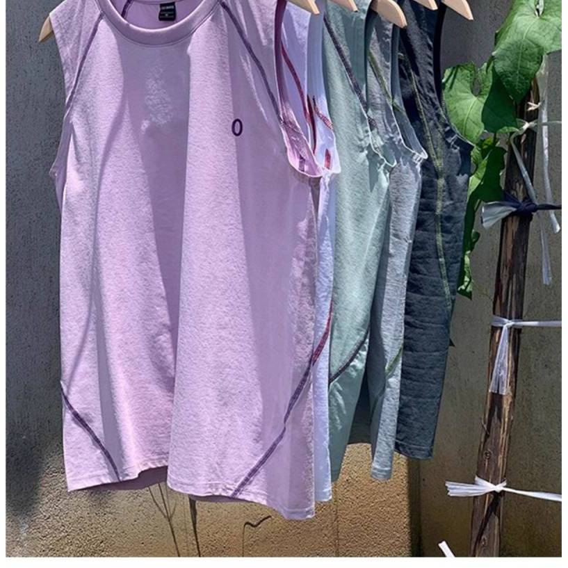 American Outdoor Cycling Clothing Vest Ice Silk Quick-Drying Sleeveless T-shirt Sports Sun Protectio