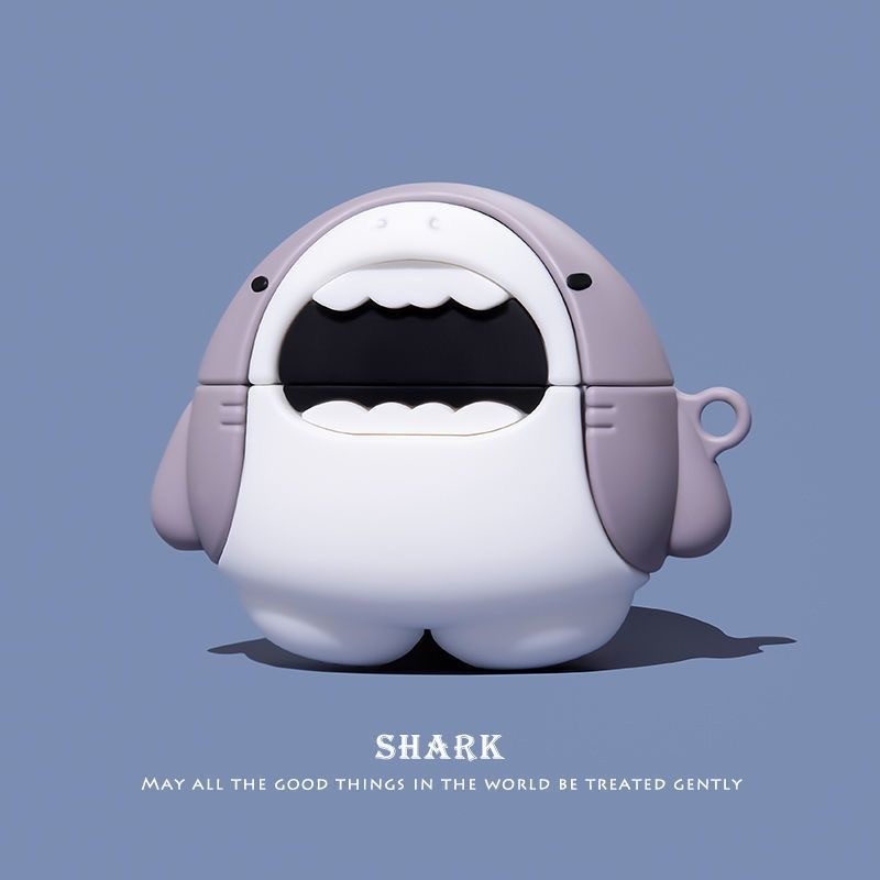 Dành Cho GOOJODOQ J201 J206 J228 J229 Case Ốp Tai Nghe hộp đựng tai Vỏ Tai Nghe Cá Tính Họa Tiết Cá 