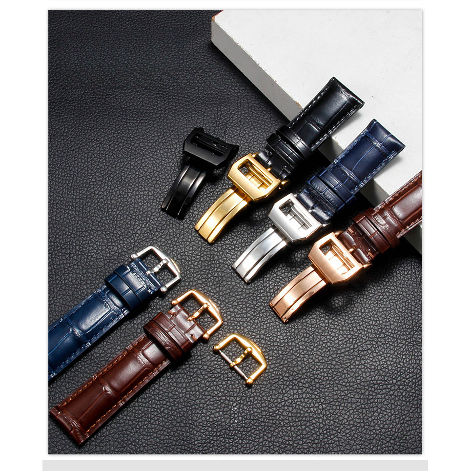 Thích hợp cho IWC Dây đeo đồng hồ bằng da thật Nam Ban đầu Bồ Đào Nha Bồ Đào Nha Bảy Bồ Đào Nha Bồ Đ