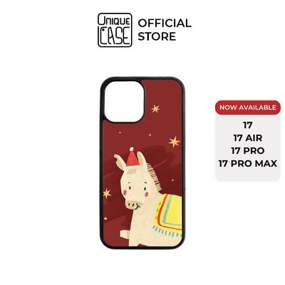 Ốp lưng điện thoại Unique Case dành cho iPhone in hình ngựa NOEL081 Giáng Sinh
